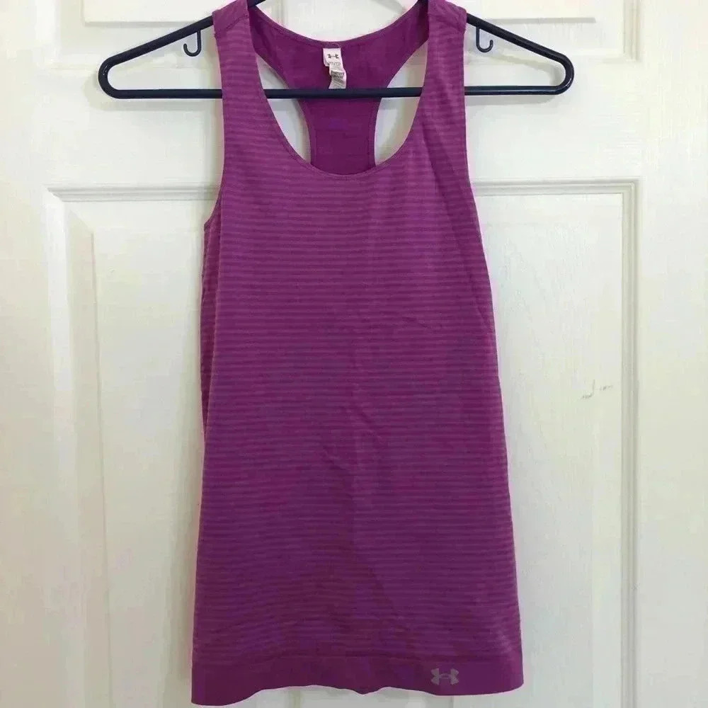Under Armour Purple Tank Top Size Extra Small